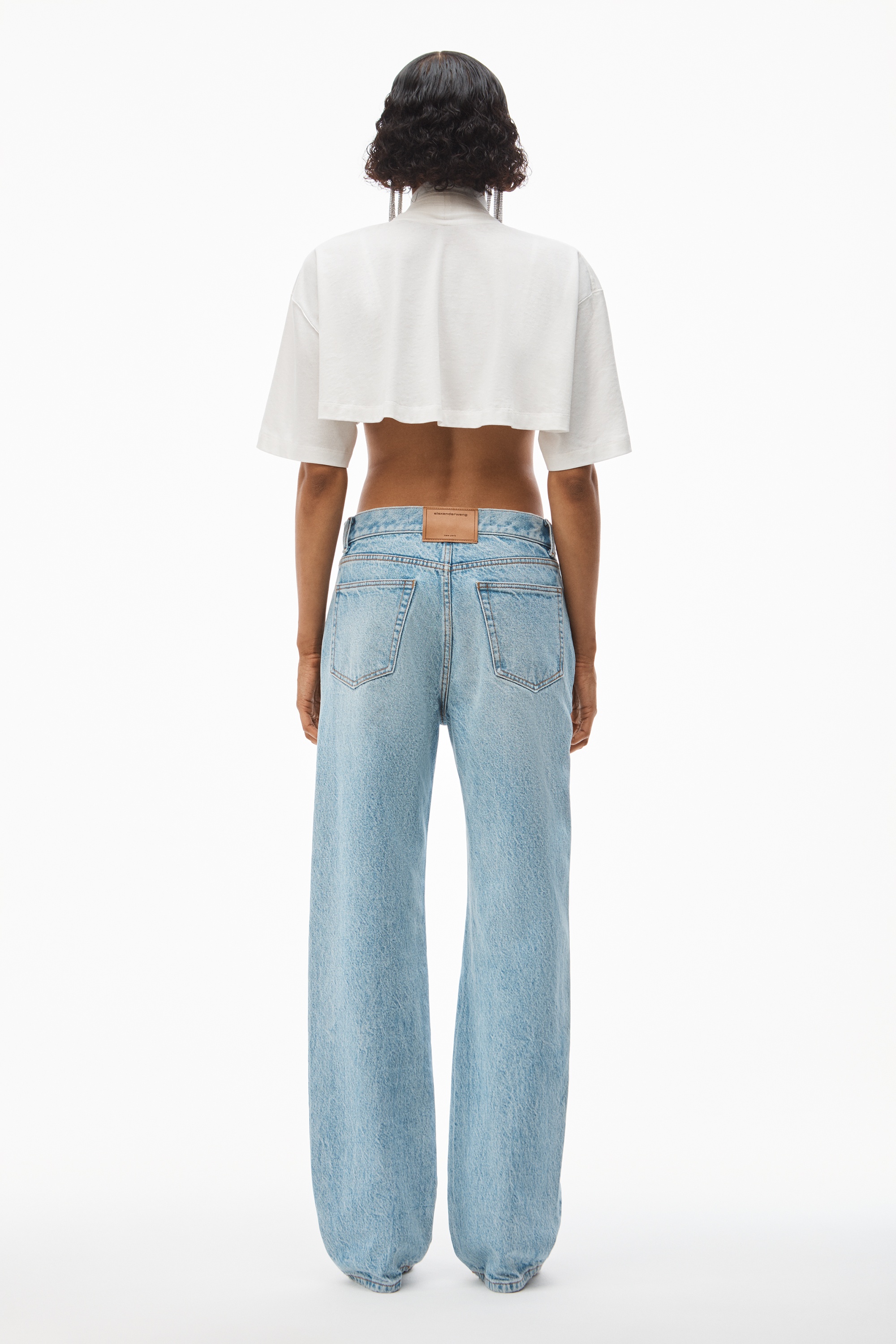 EZ MID-RISE STRAIGHT LEG JEAN IN DENIM - 4