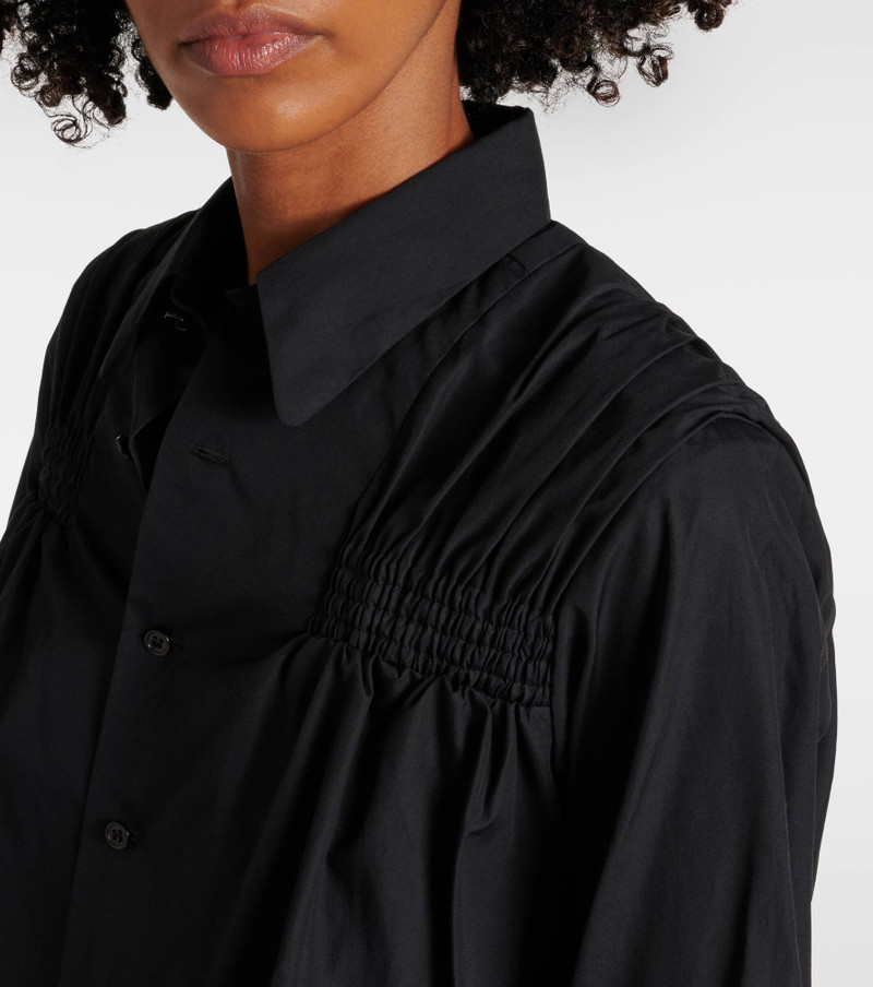 Shirred cotton shirt 5