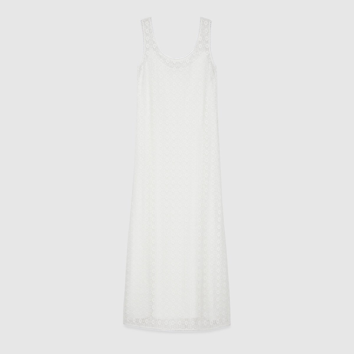 GG floral lace dress with Web belt - 7