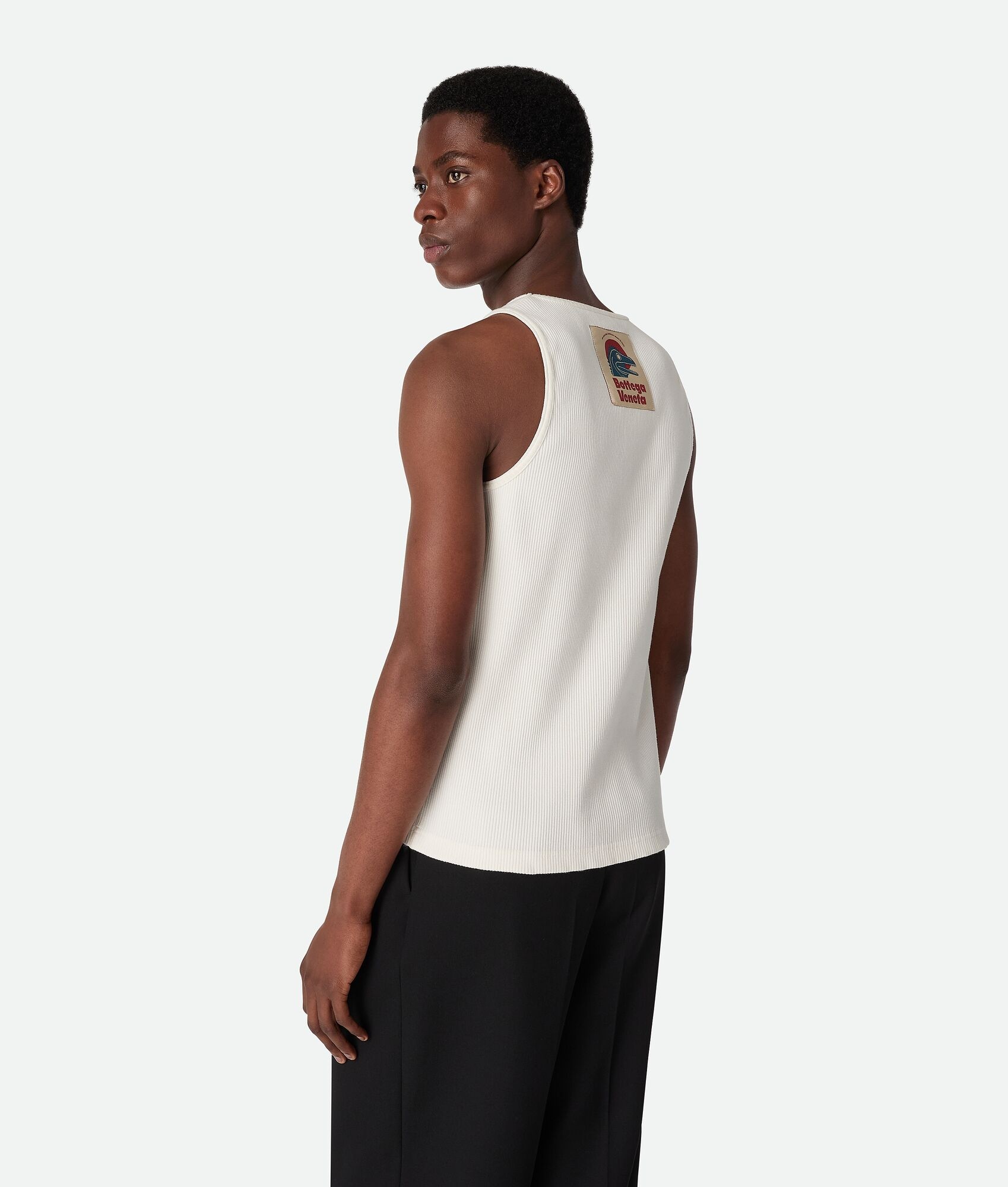 Compact Cotton Rib Jersey Tank Top - 3