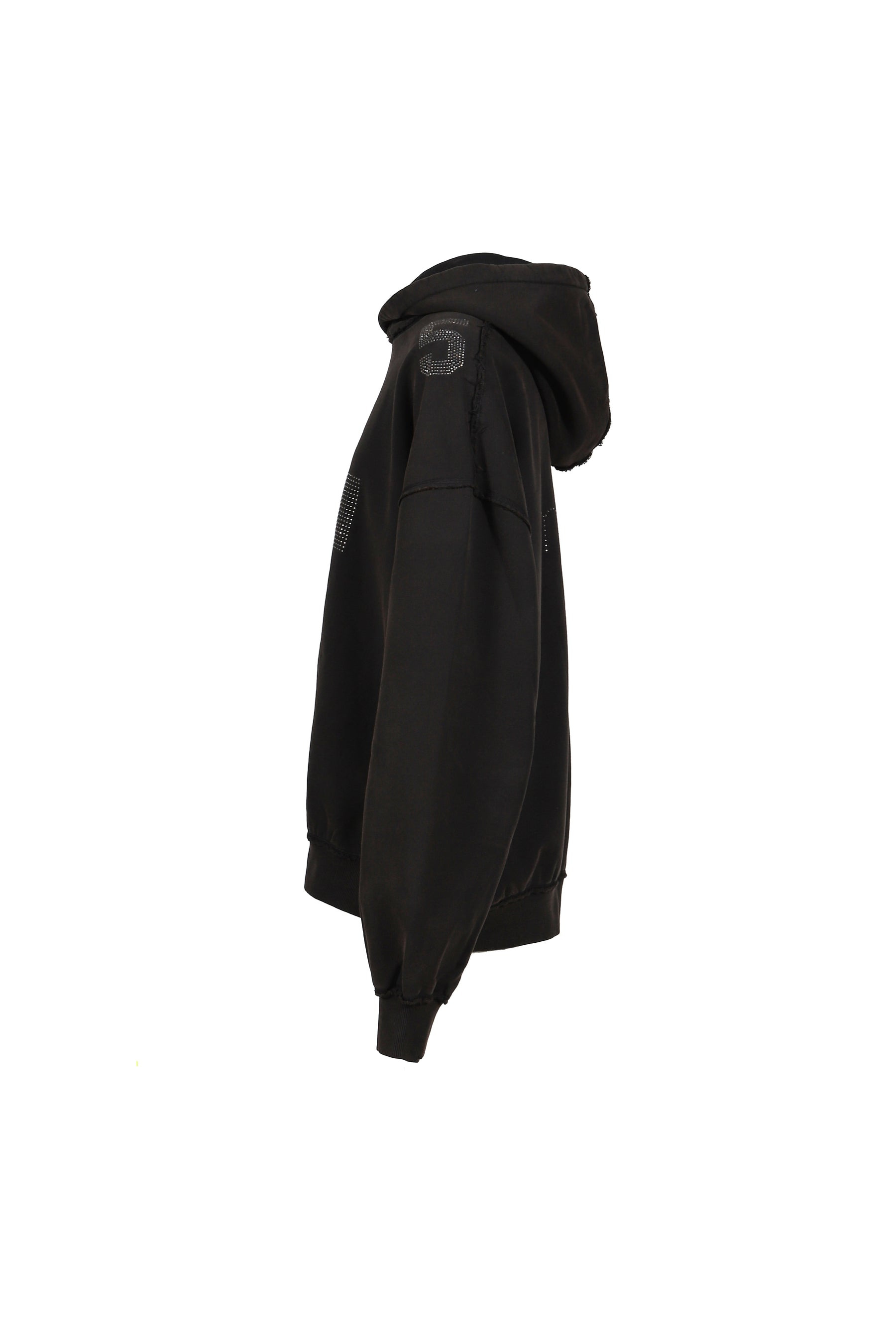 CROSS HOODIE / WASHED BLK - 3