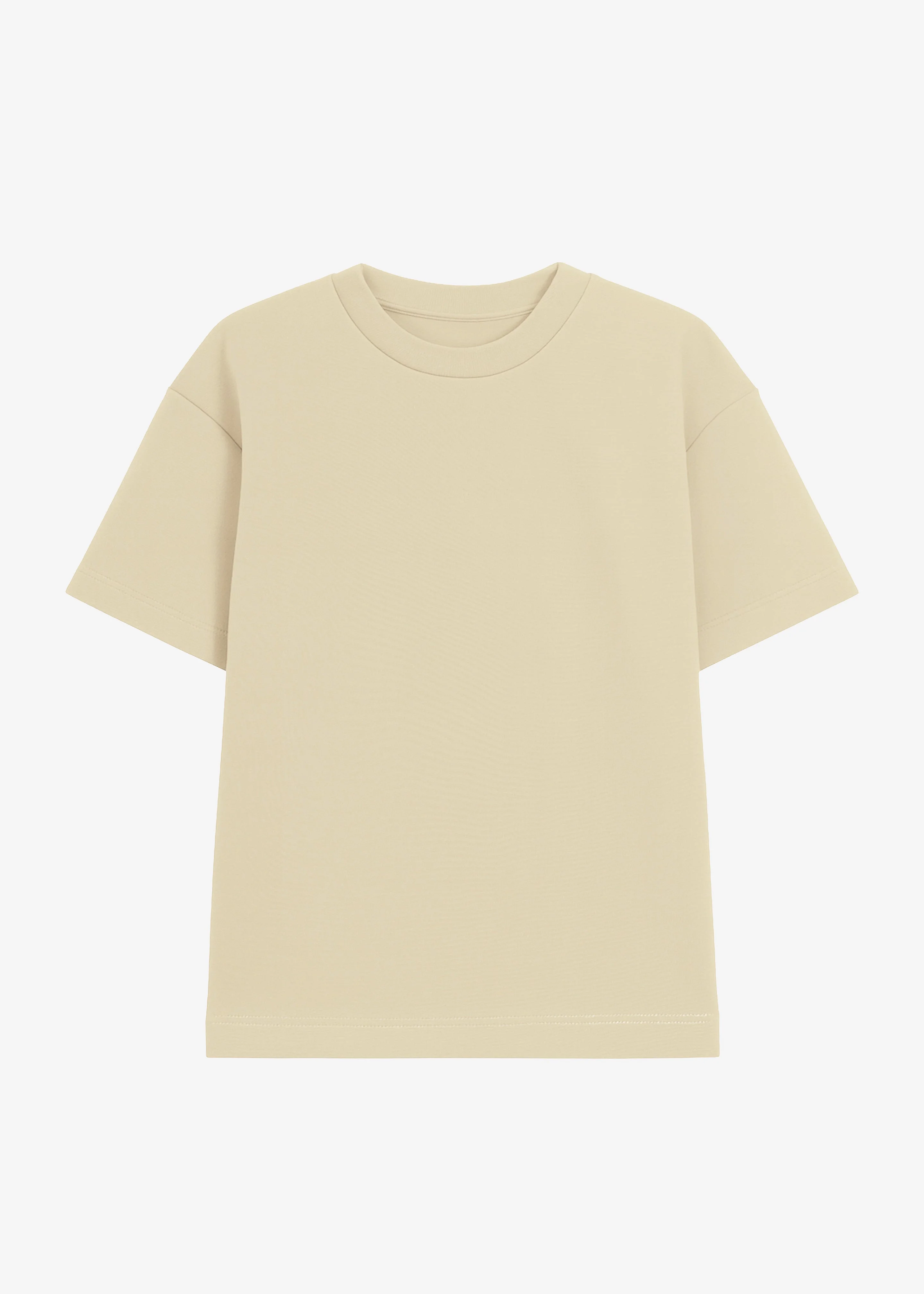 Scoob Boxy T-Shirt - Beige - 1