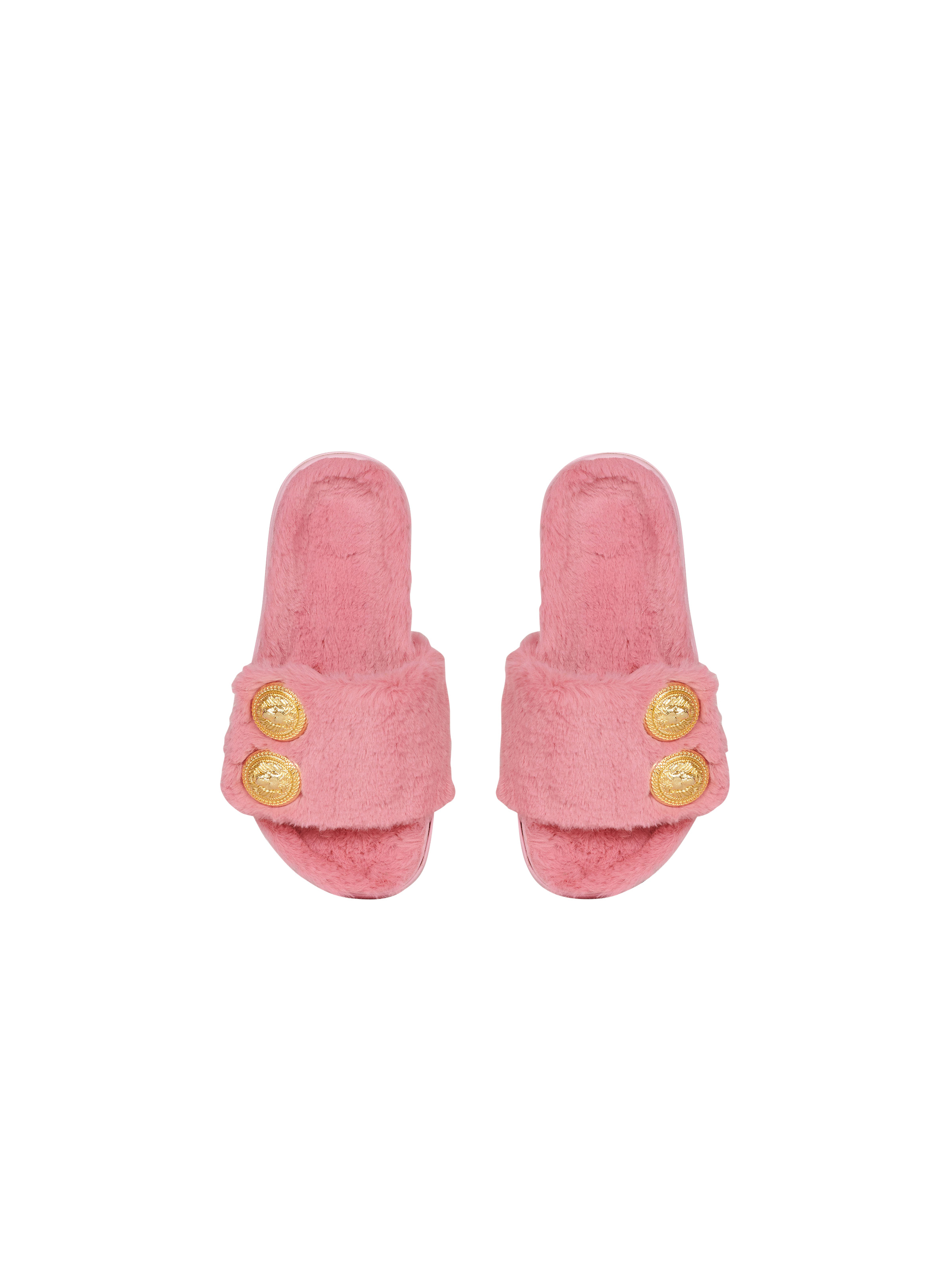 Faux fur Tam flat mules - 3