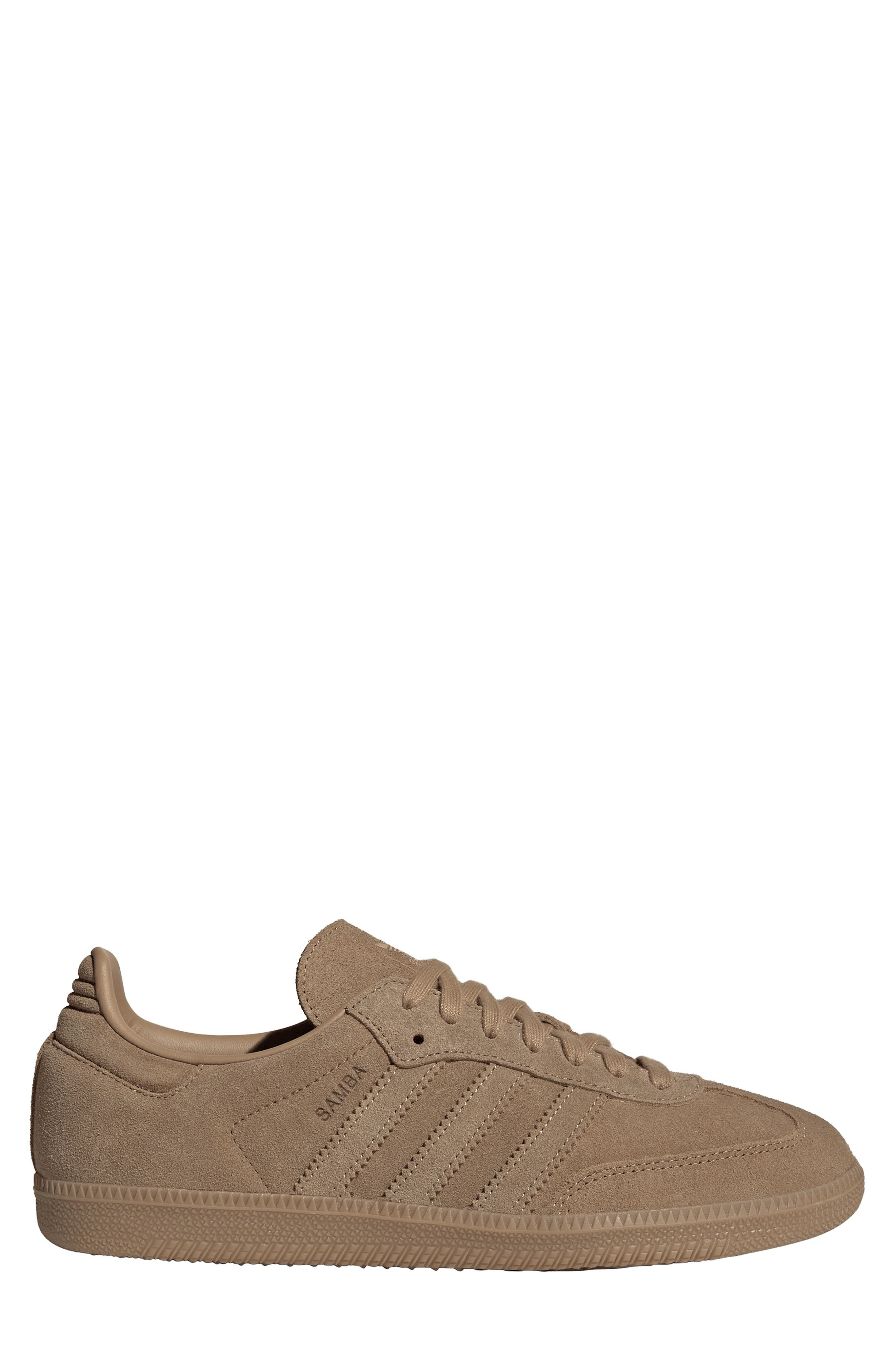 adidas Samba OG Sneaker in Cardboard/Sand/Gold at Nordstrom - 3