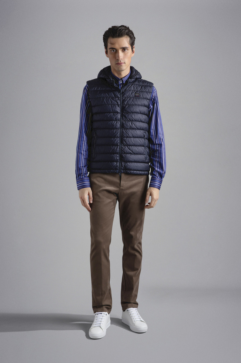 Paul & Shark SAVE THE SEA GARMENT DYED ULTRALIGHT VEST outlook