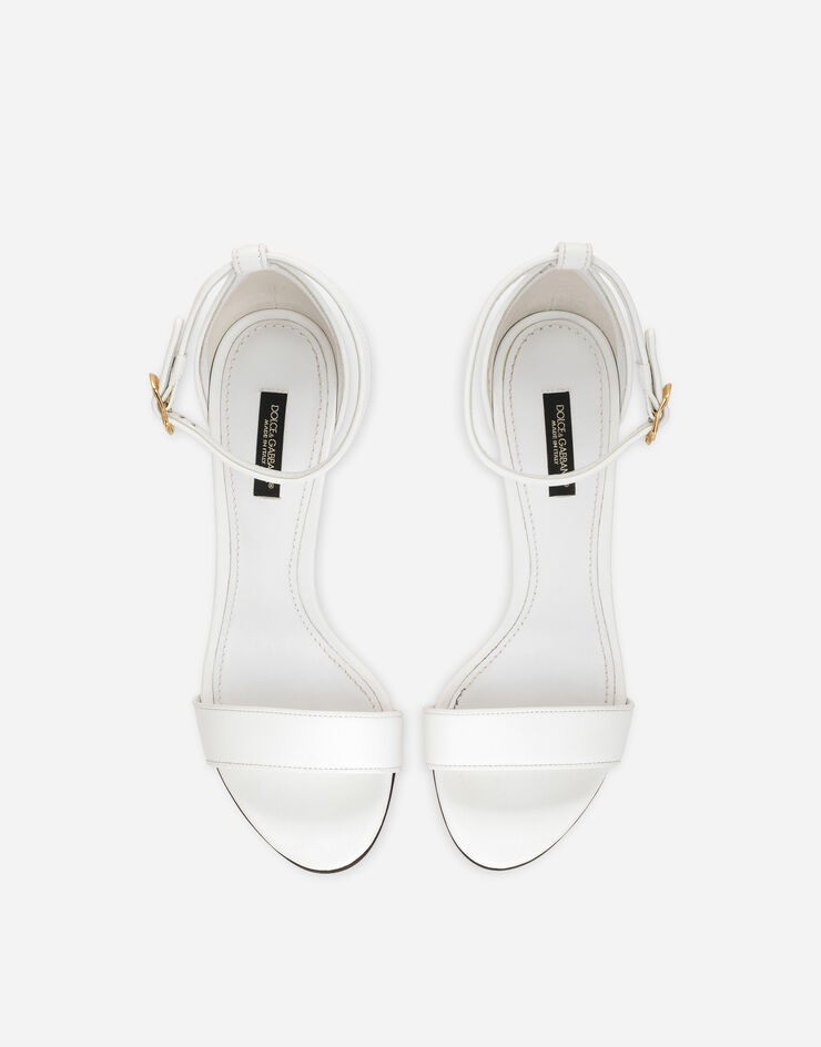 Nappa leather sandals with baroque DG detail - 4