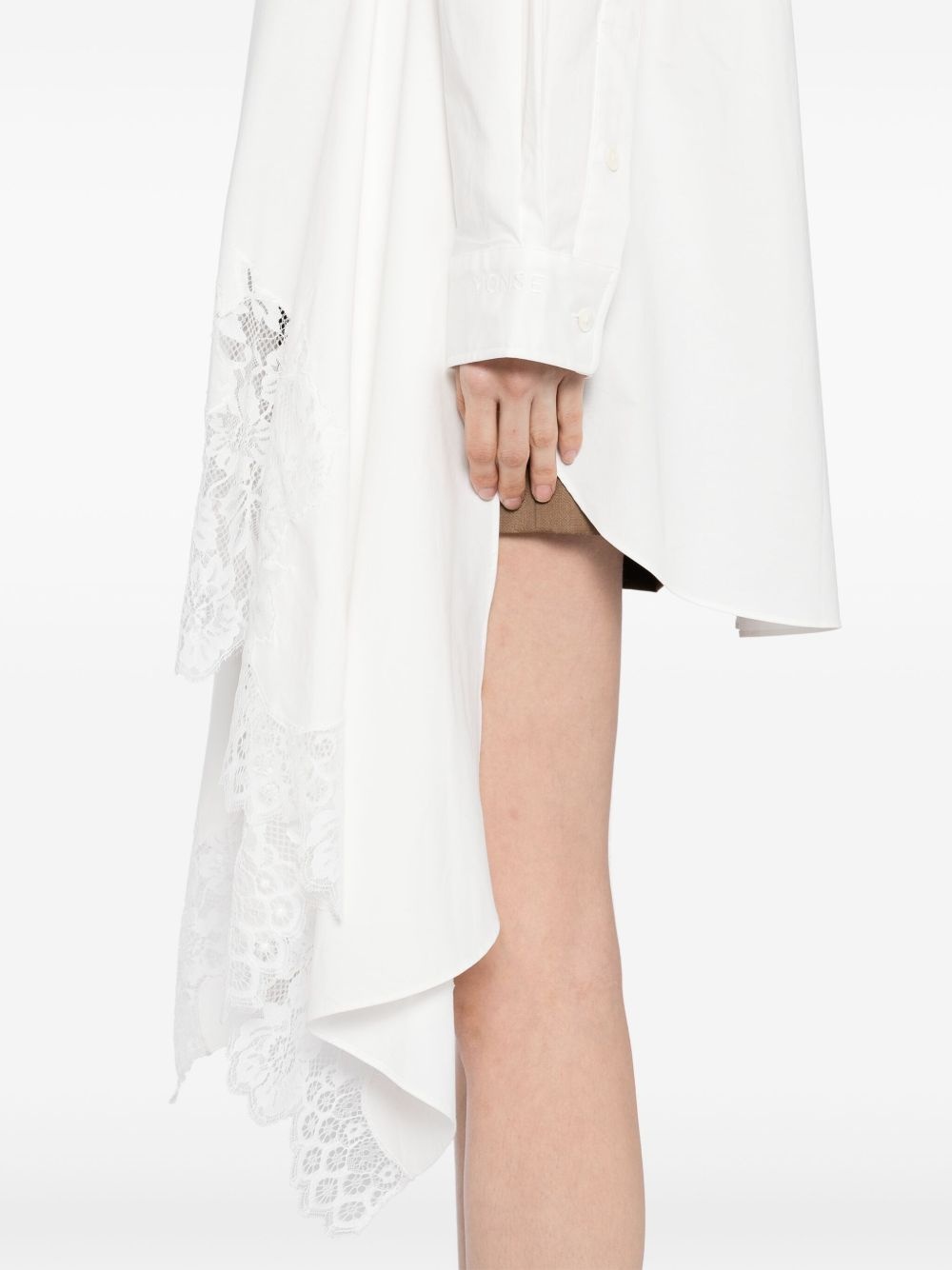 lace shirt dress - 5