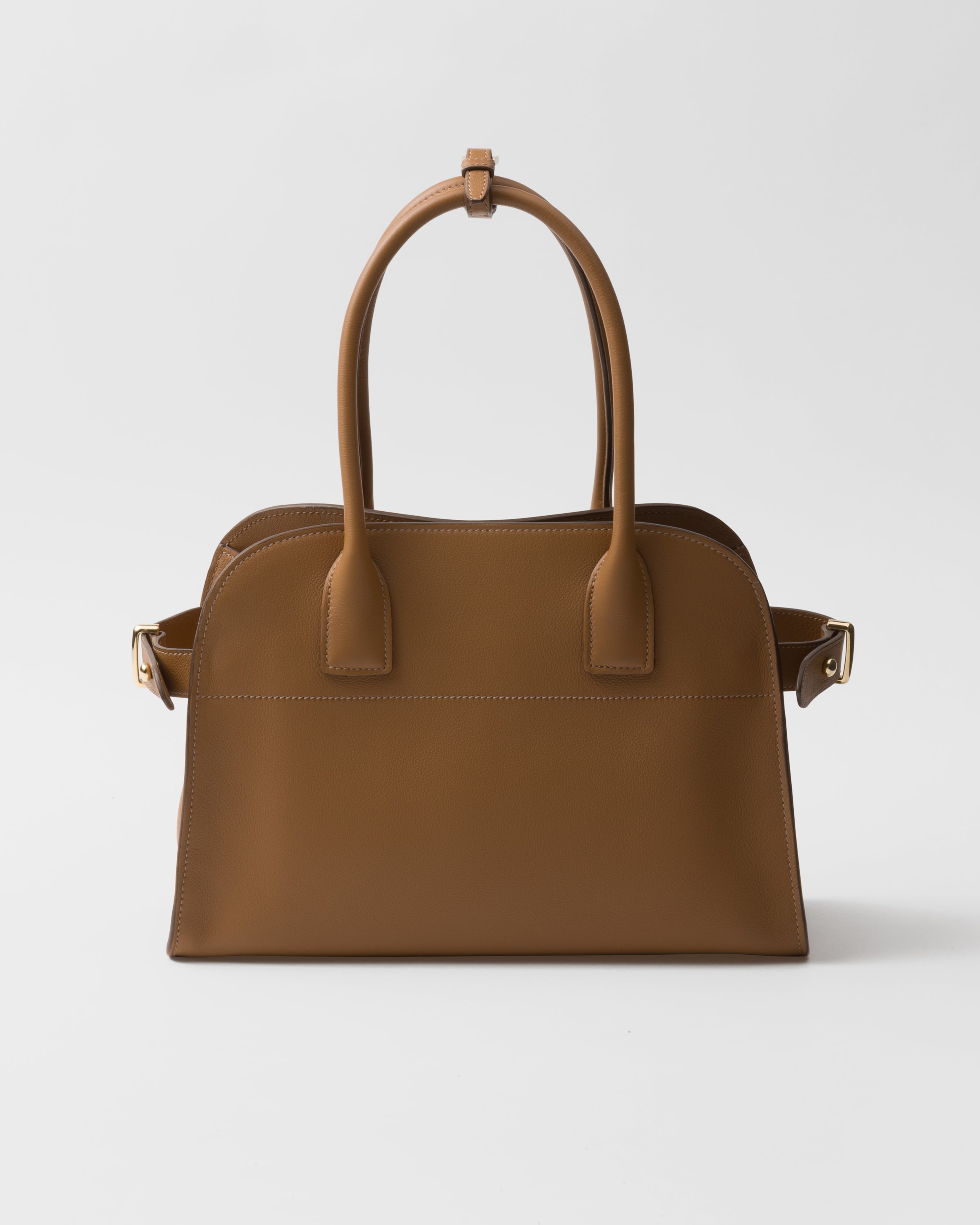 Medium leather tote bag - 4