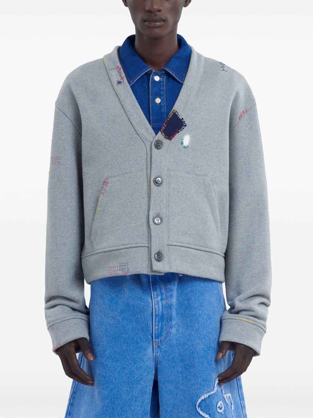 V-neck cardigan - 3