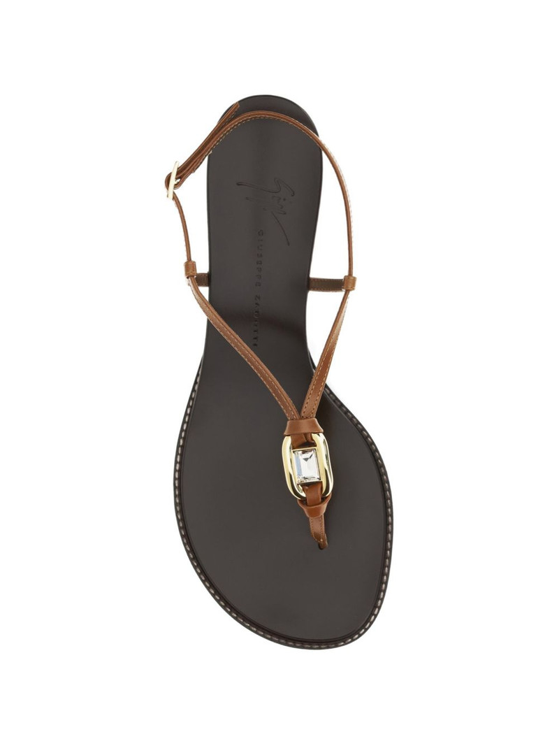 Amhelia crystal detail sandals 4