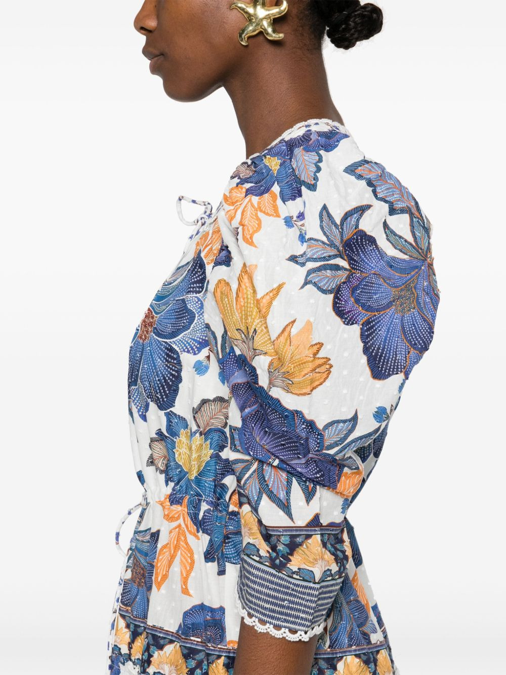 Summer Flowers-print maxi dress - 5
