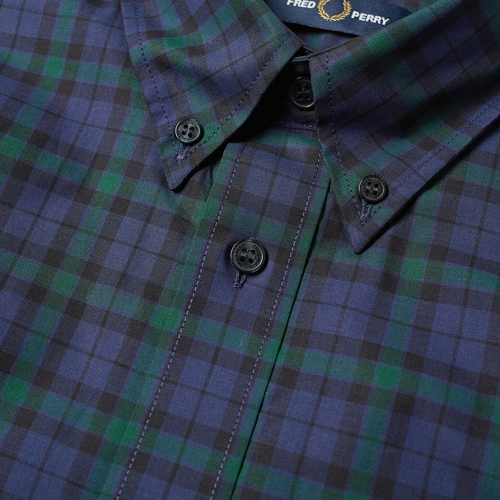 Fred Perry Authentic Button Down Winter Tartan Shirt - 3