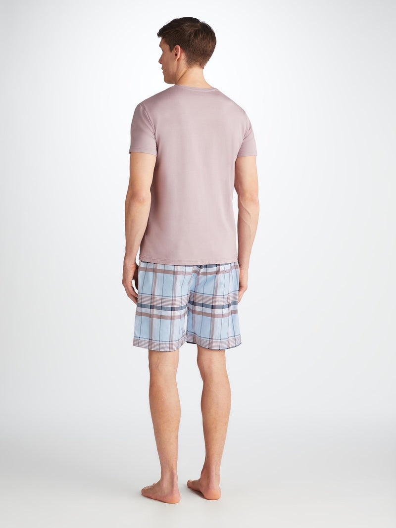 Men's Lounge Shorts Barker 38 Cotton Blue - 4