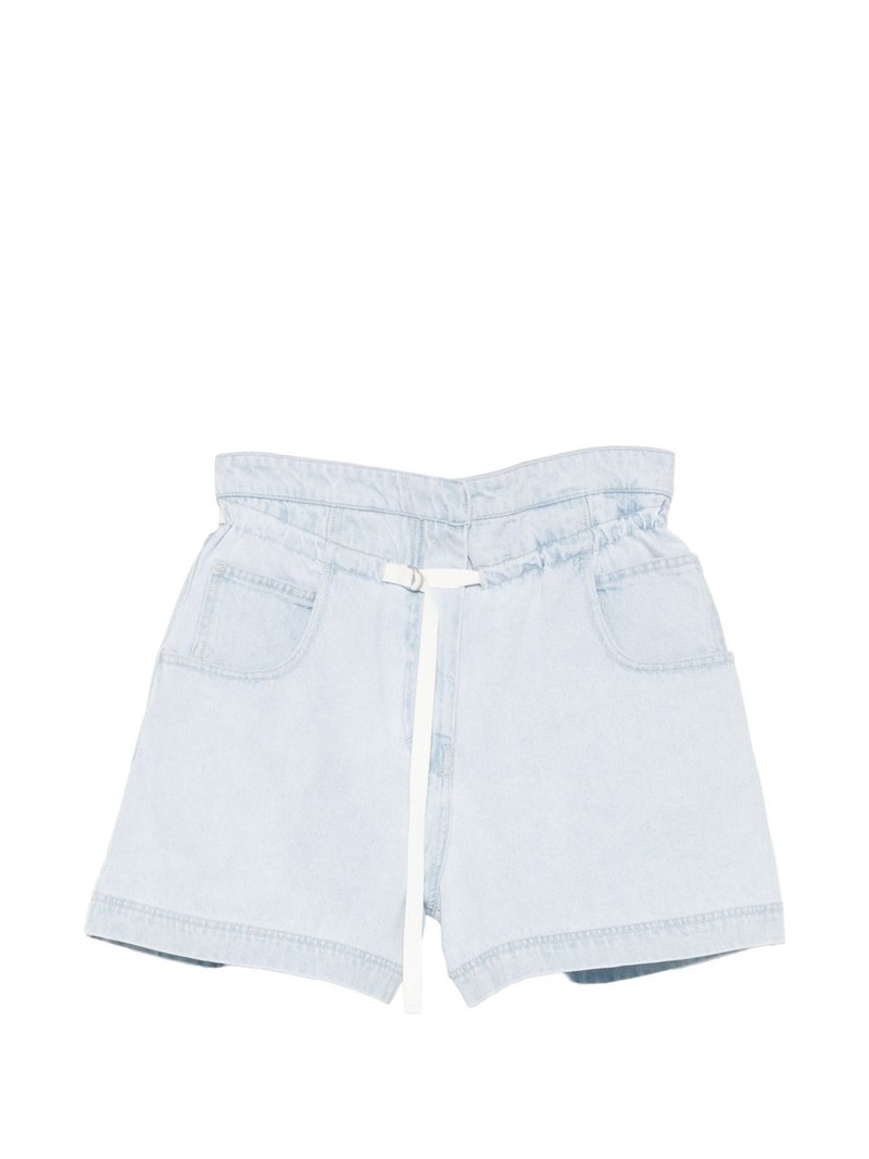 drawstrings denim shorts 1