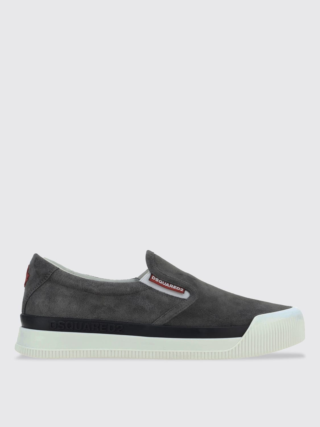 スニーカー Dsquared2 Sneakers Men Suede Gray/Dark Grey DSQUARED2 Sneakers men Dsquared2 | giglio | REVERSIBLE