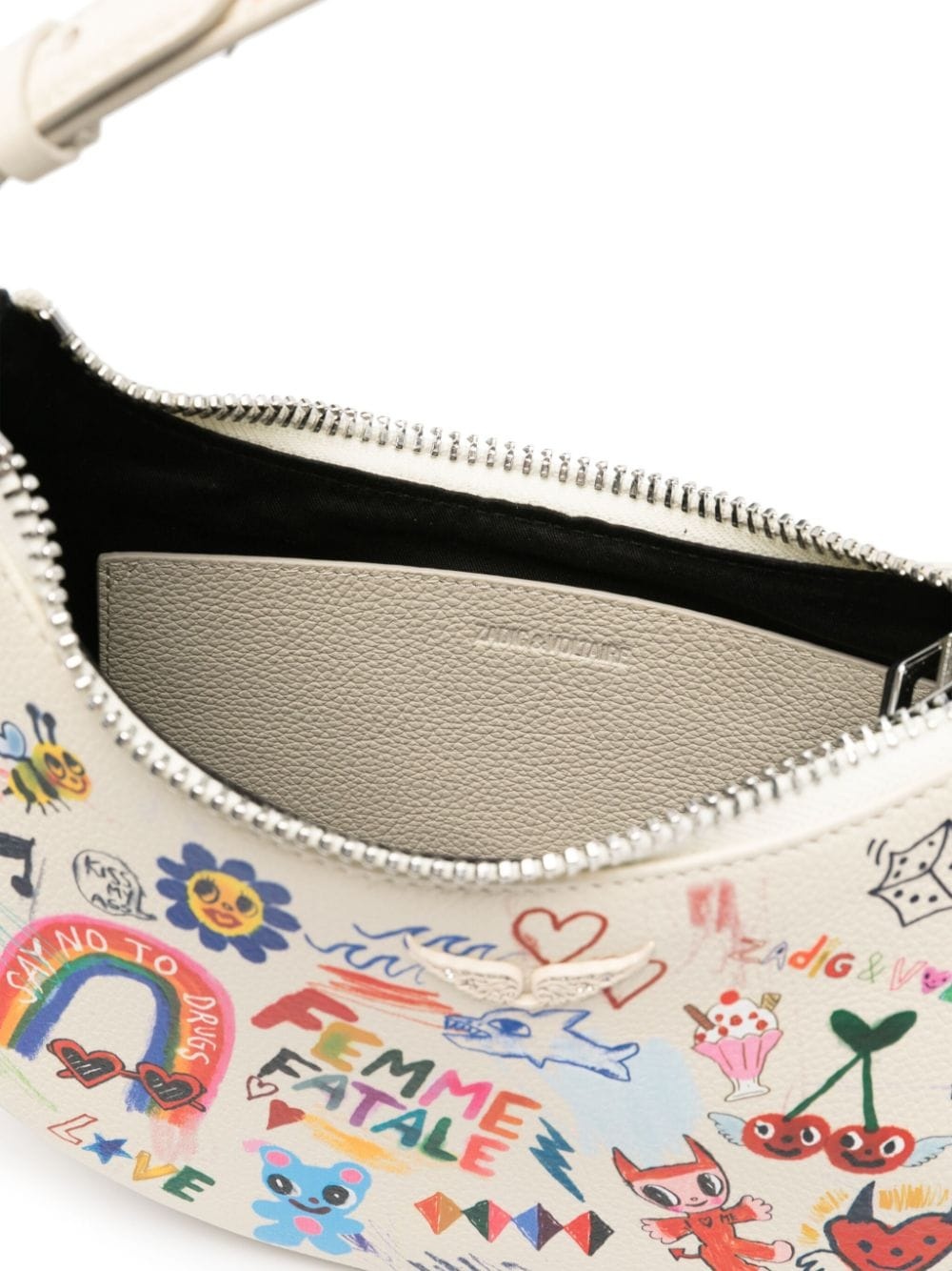 Moonrock leather shoulder bag - 4