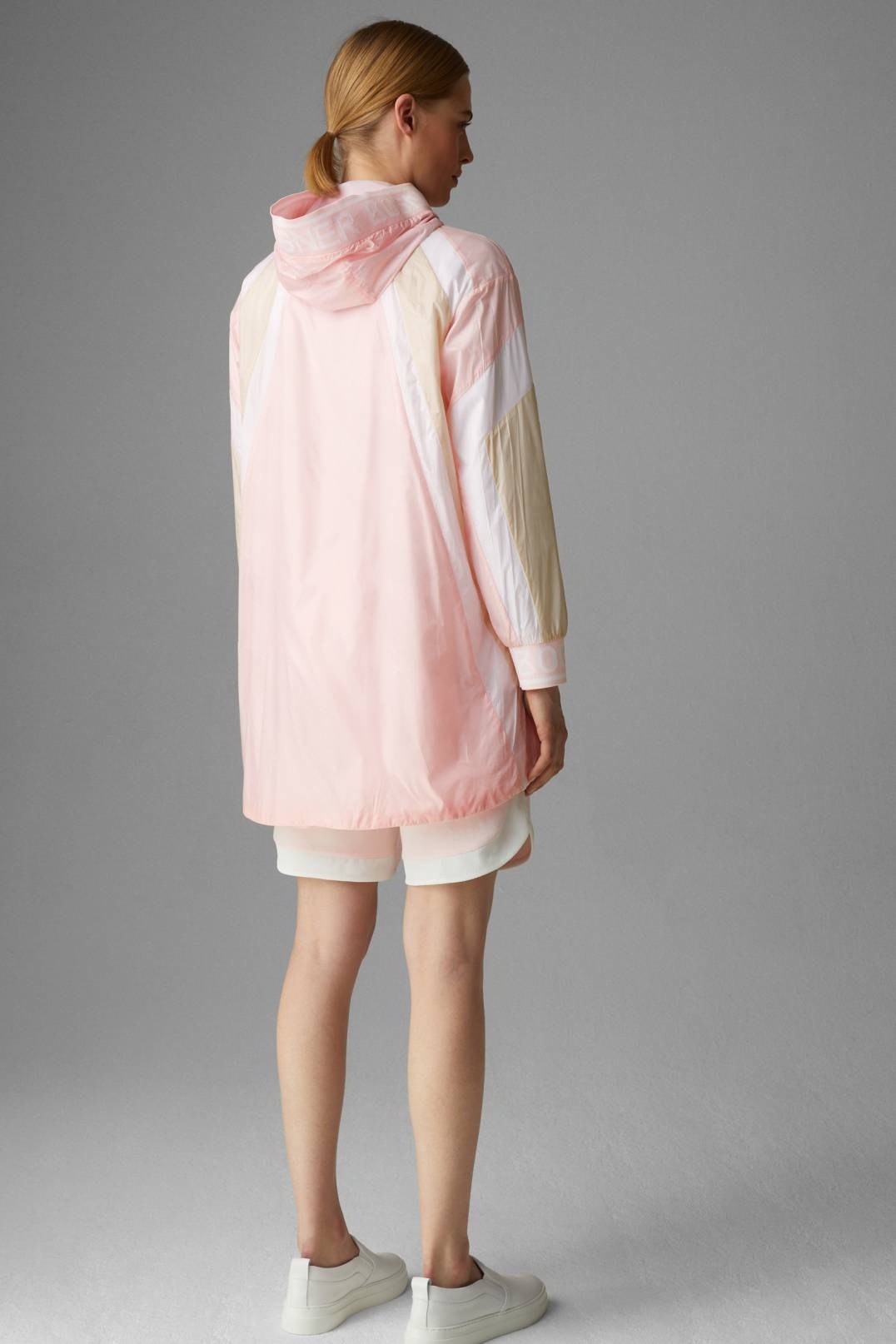 CAREN FUNCTIONAL PARKA IN PINK/WHITE - 3