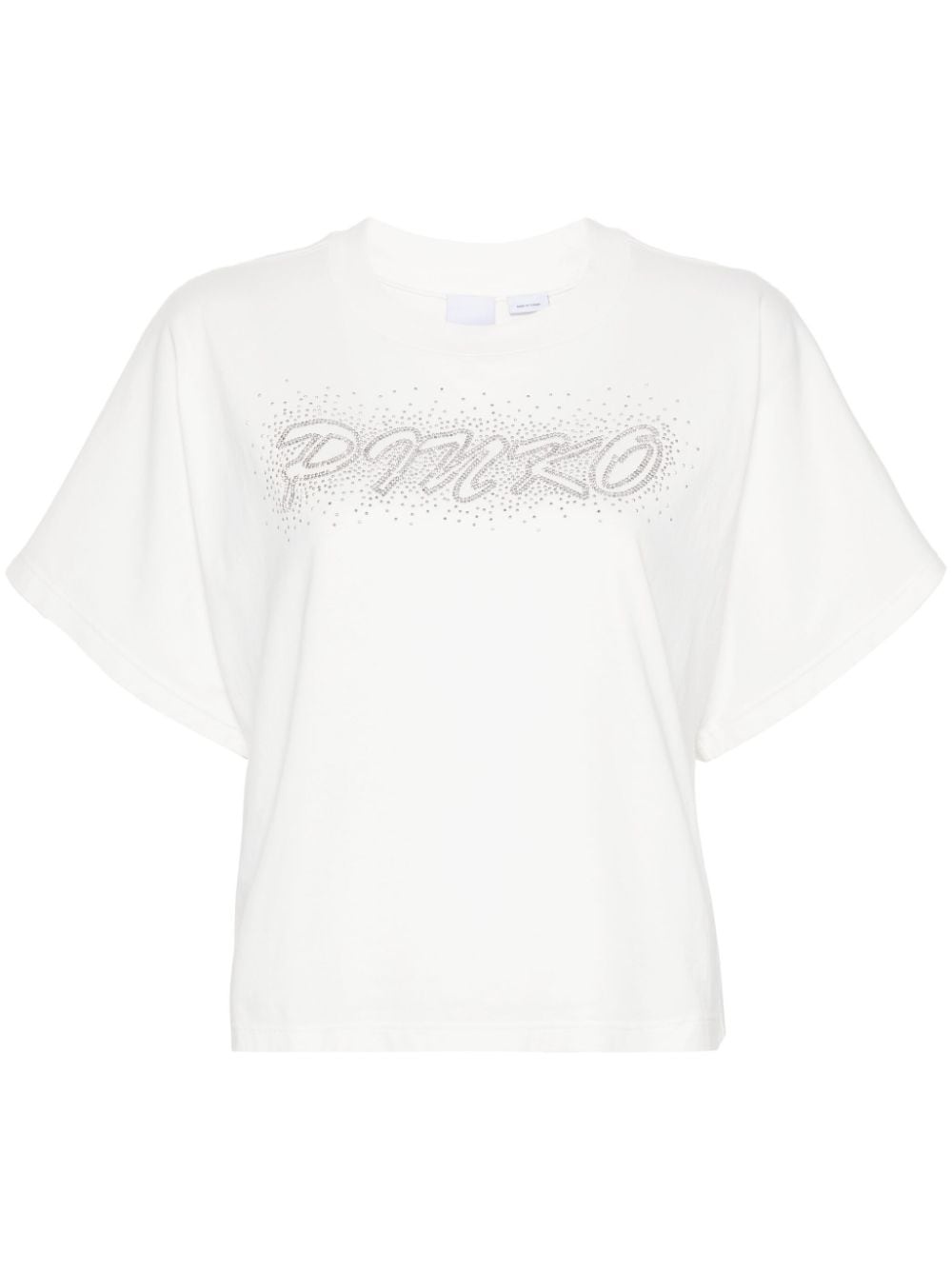 studded-logo T-shirt - 1