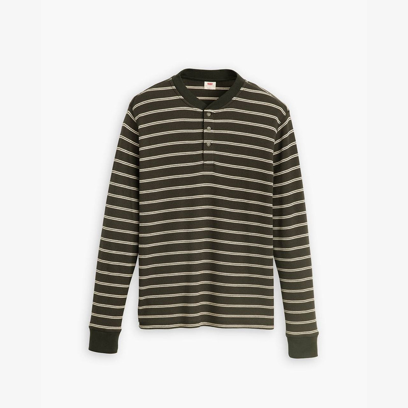 LONG SLEEVE THERMAL HENLEY 1