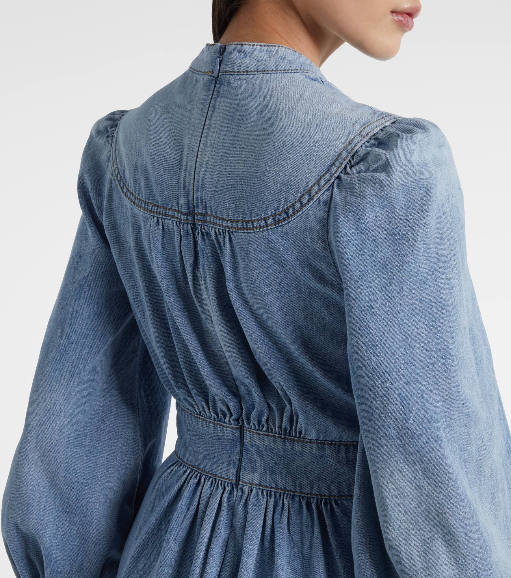 Lucky denim midi dress - 6