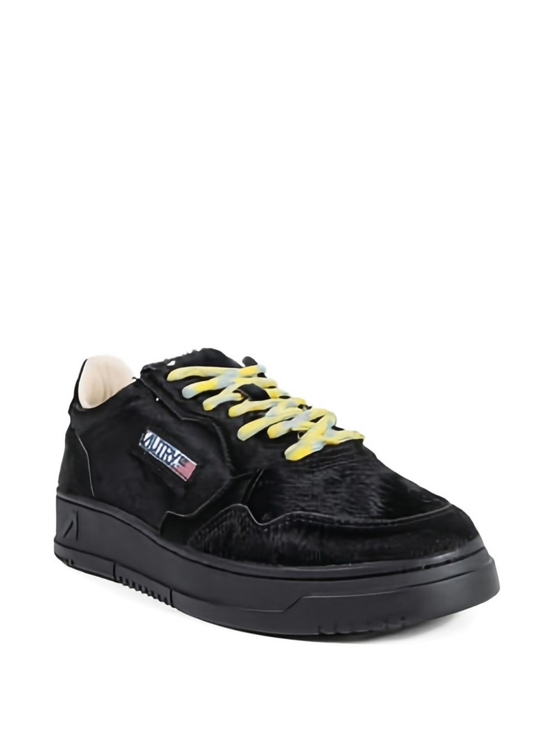 AUTRY calf hair medalist low trainers outlook