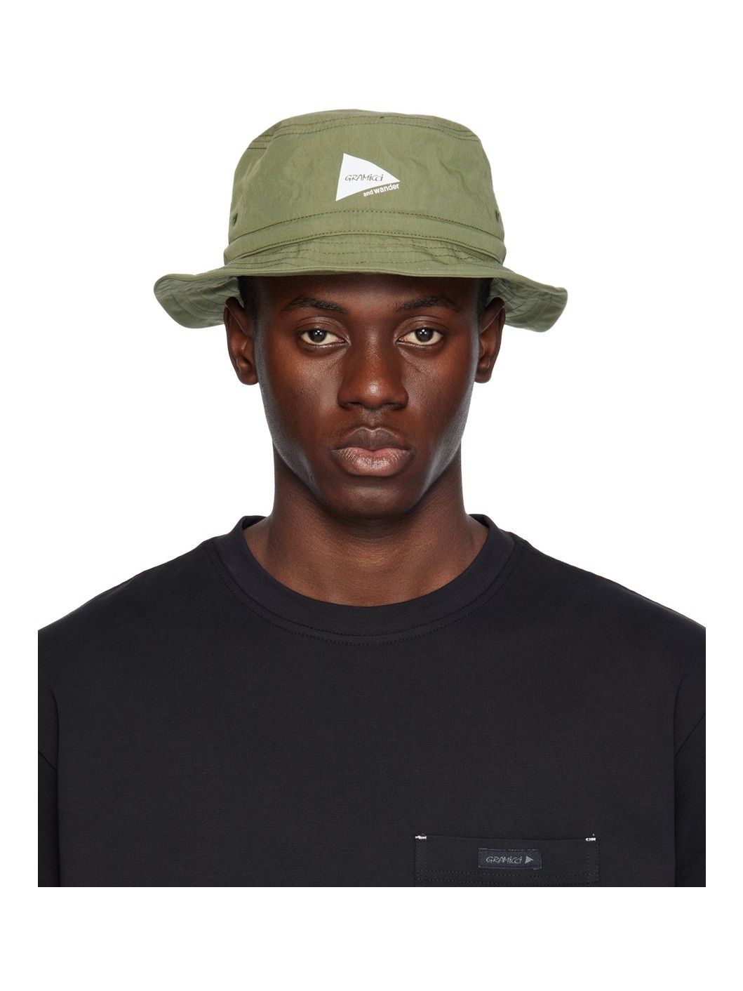 Khaki Gramicci Edition Nyco Bucket Hat - 1