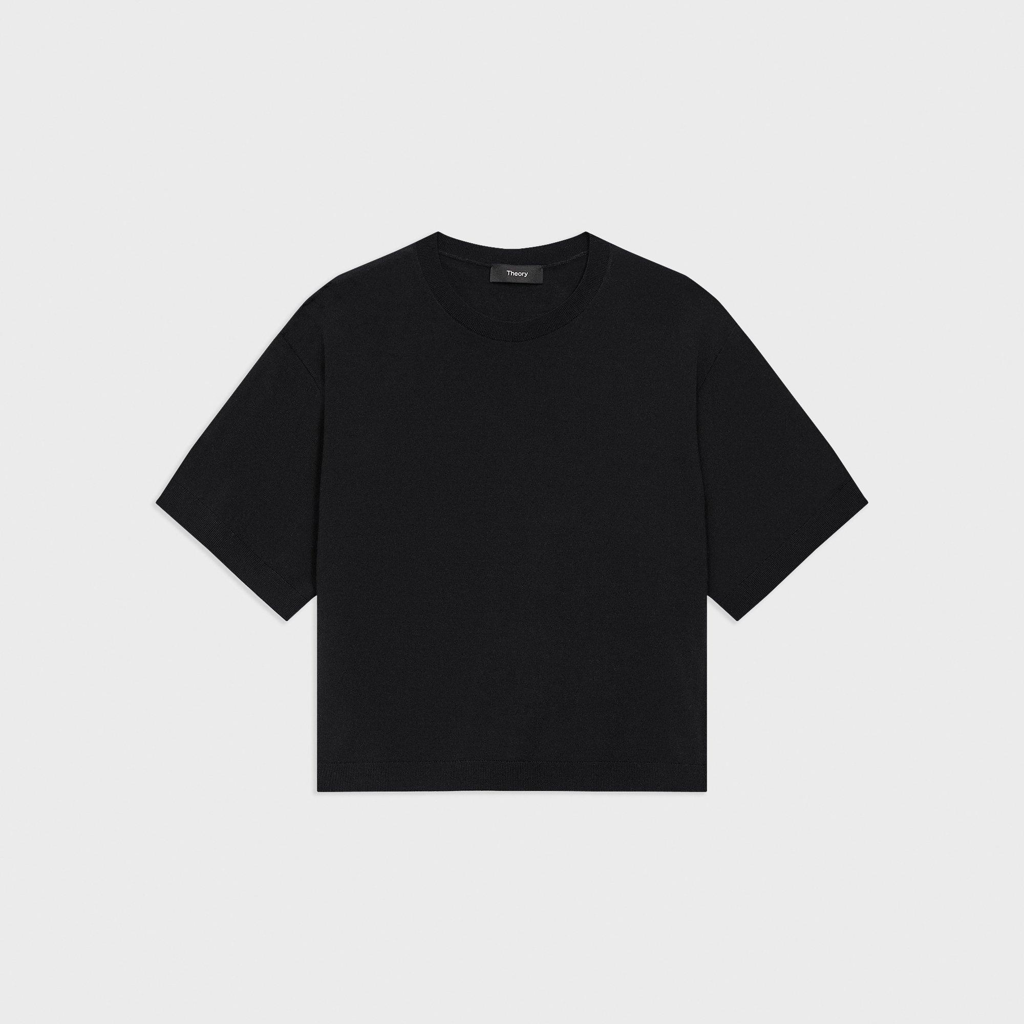 Boxy Tee in Regal Wool - 1