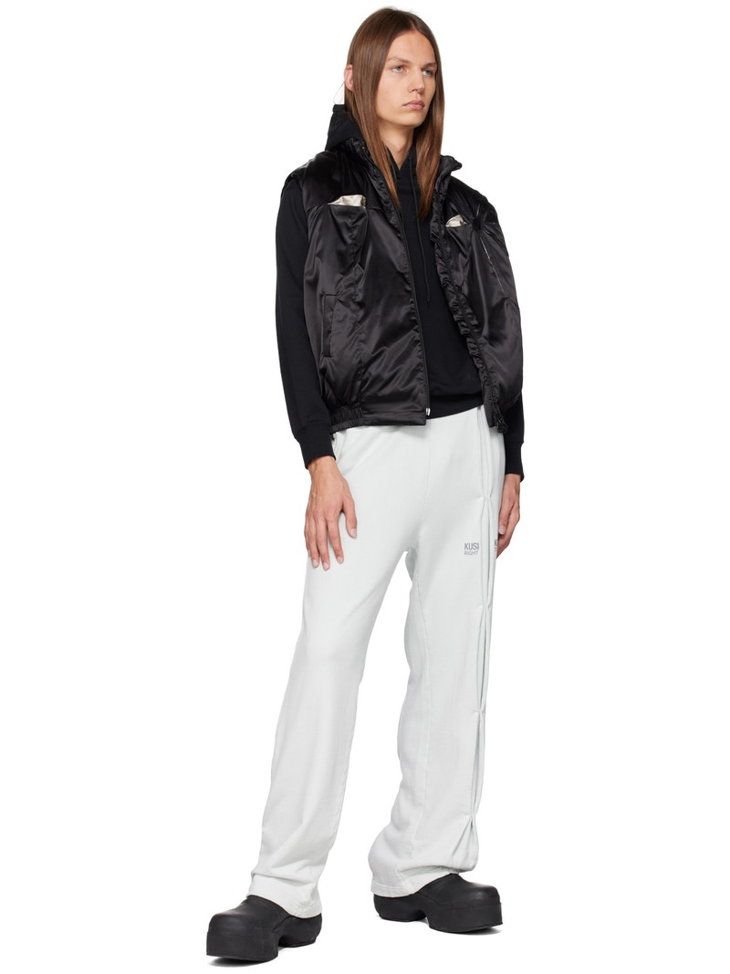 KUSIKOHC Blue Pleated Sweatpants outlook