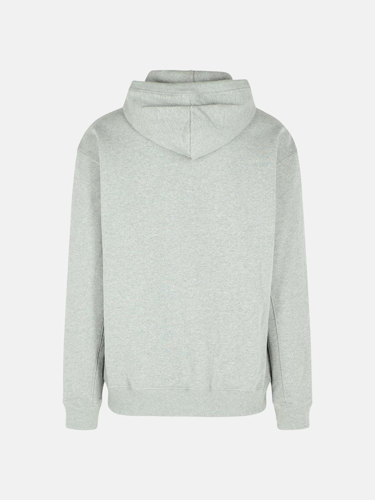 GRAY COTTON SWEATSHIRT - 3