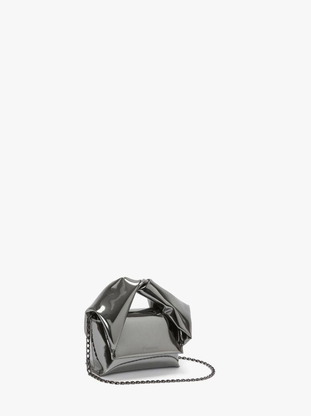 SMALL TWISTER - METALLIC TOP HANDLE BAG - 2