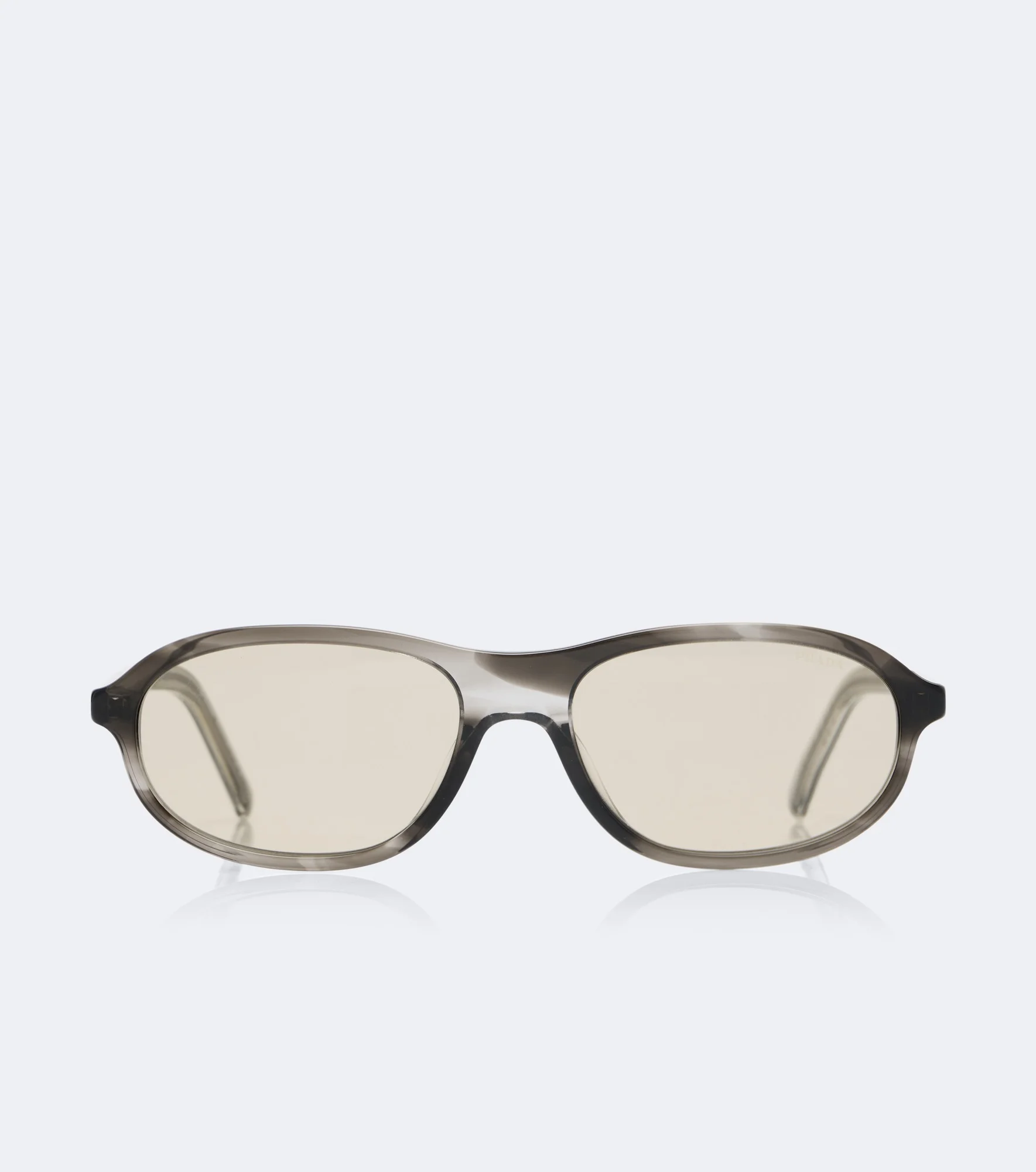 Iconic Plaque oval sunglasses - 1