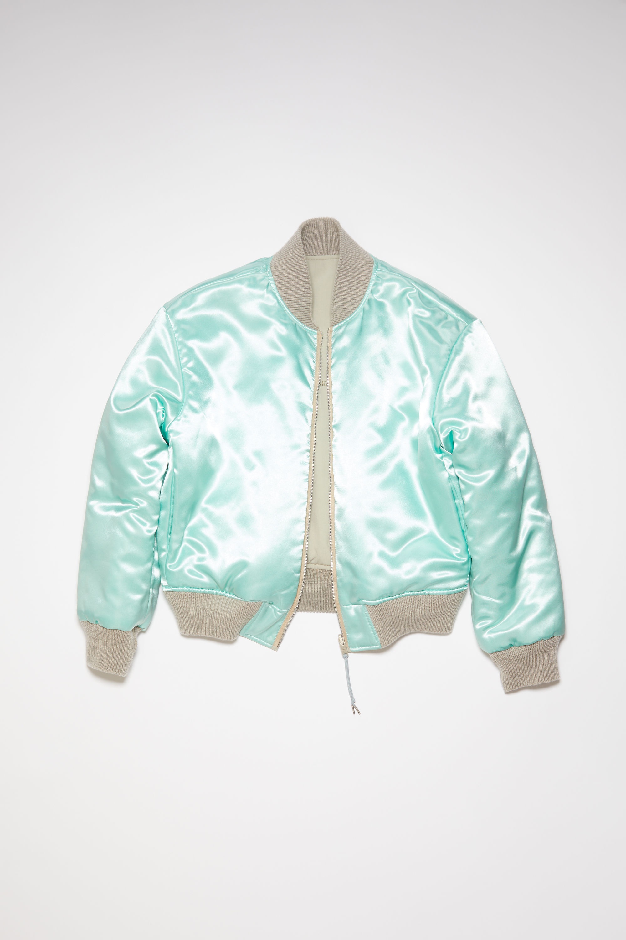 Reversible bomber jacket - Cold grey - 10