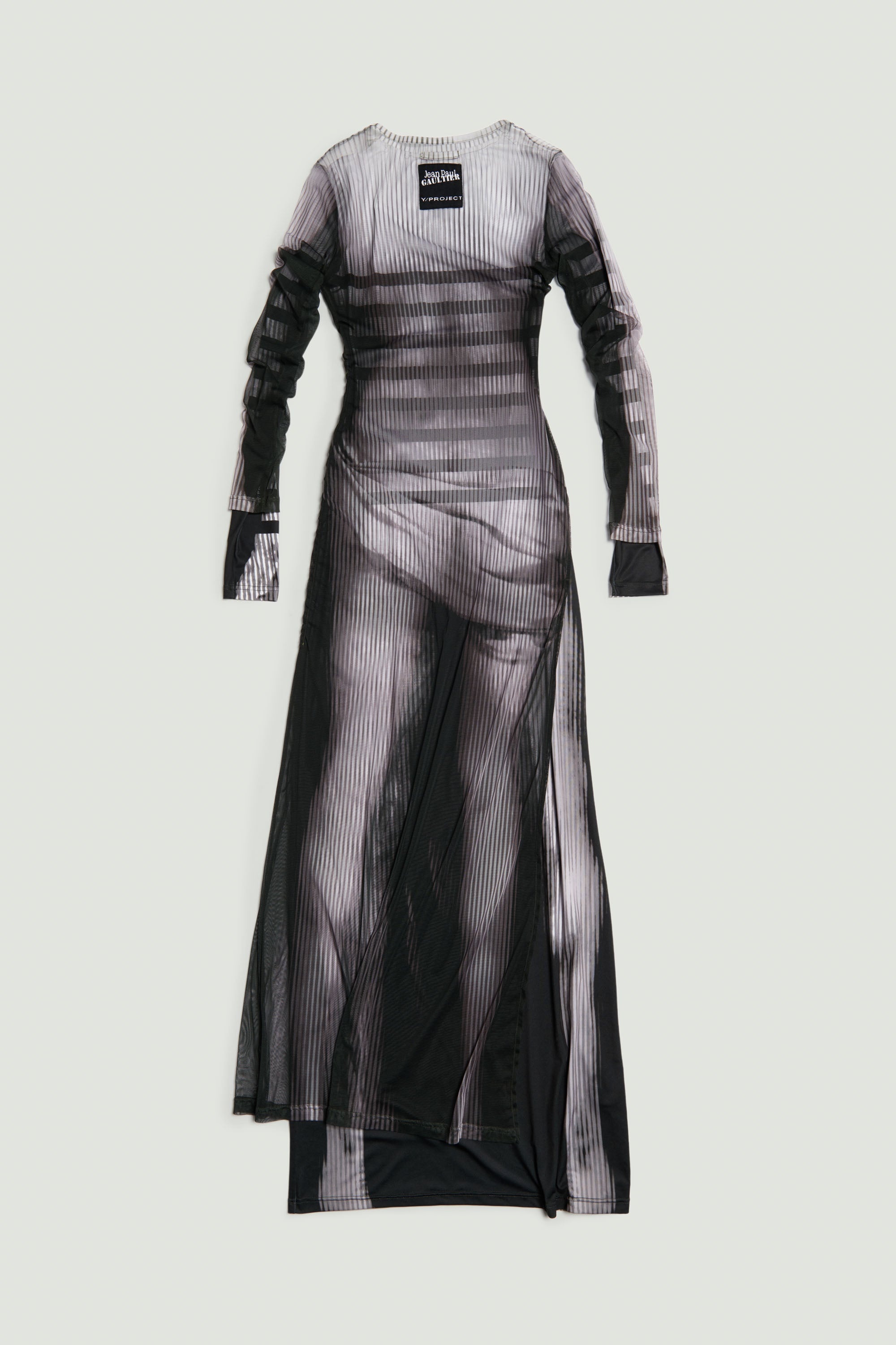Body Morph Mesh Cover Dress - 2