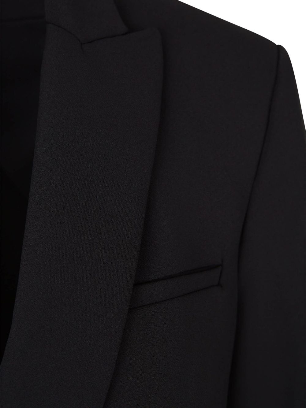 zip pocket single-breasted blazer - 3