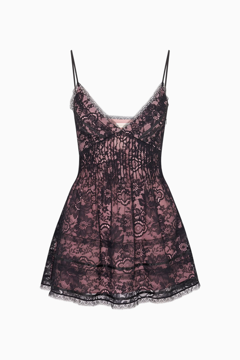 Levina Baroque Lace Mini Dress 1