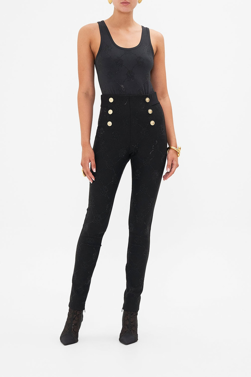 CAMILLA HOTFIX EMBELLISHED PONTE PANT outlook