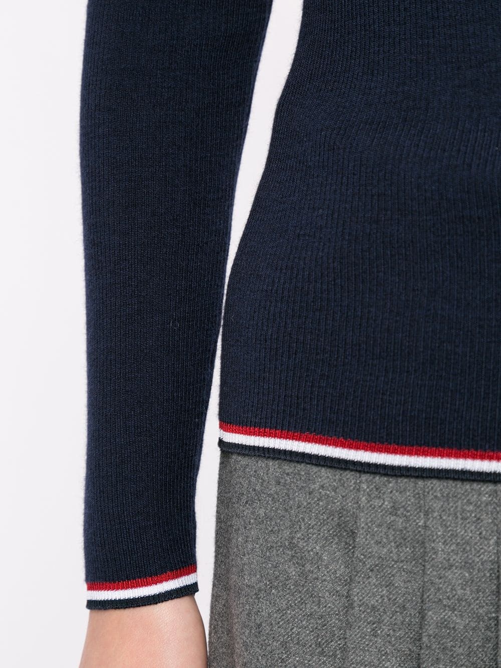 Rwb stripe crew neck sweater - 5