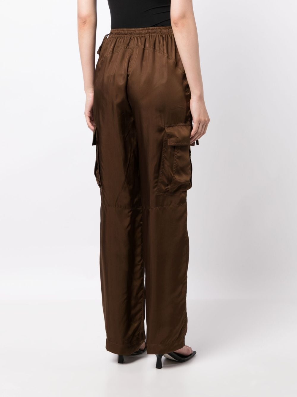 wide-leg cargo pants - 4