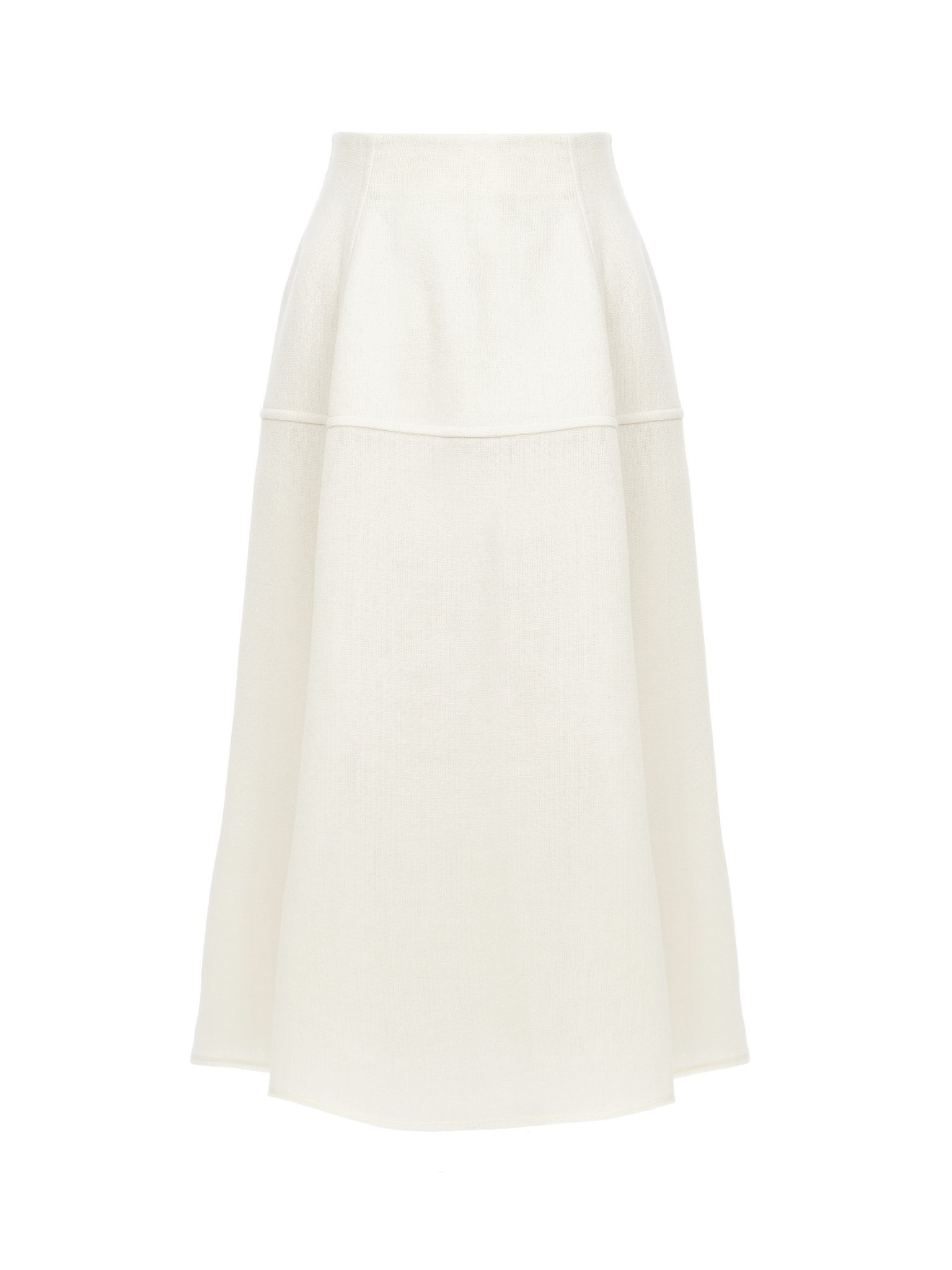 FLARED MID-LENGTH SKIRT - 1