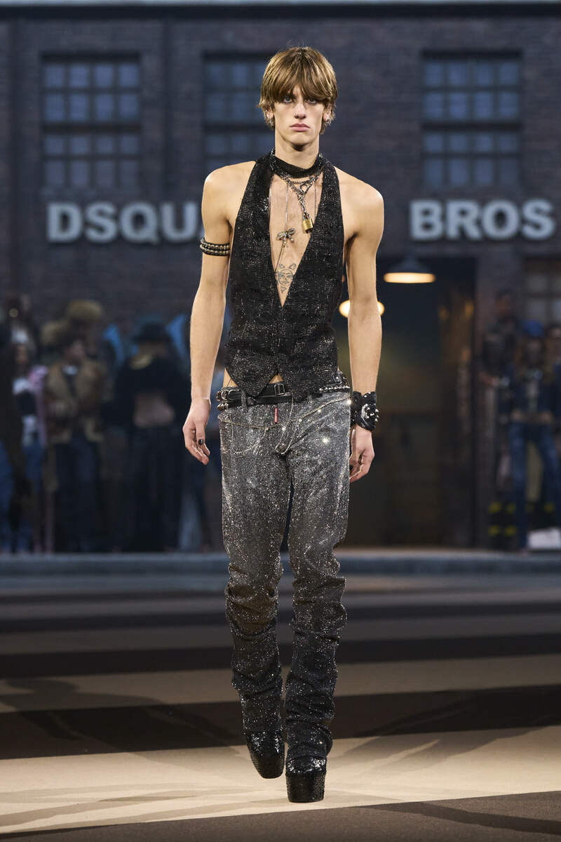 GOLD DISCO WASH VEST 6