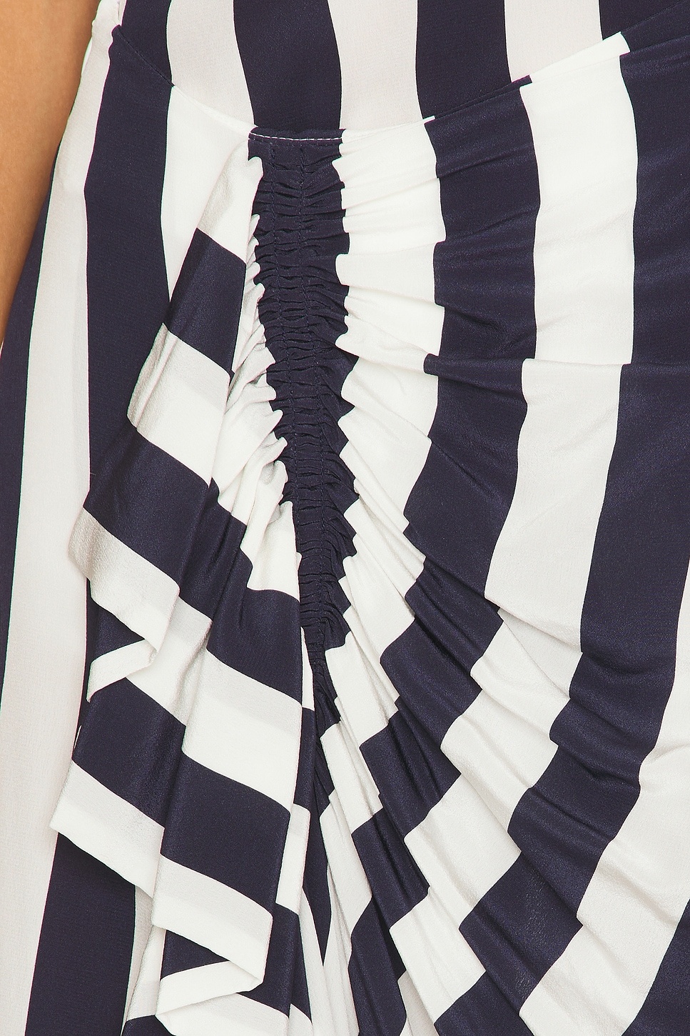 Orta Silk Draped Skirt - 7