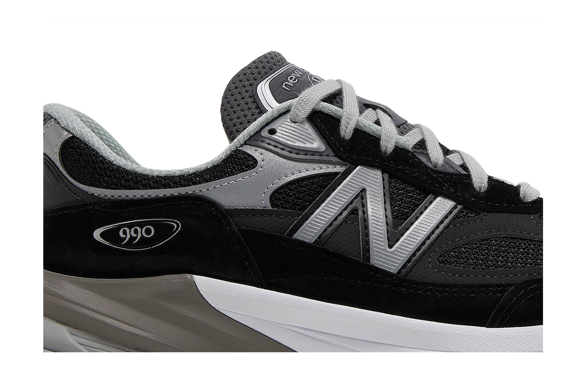 990v6 Made in USA 'Black Silver' - 2