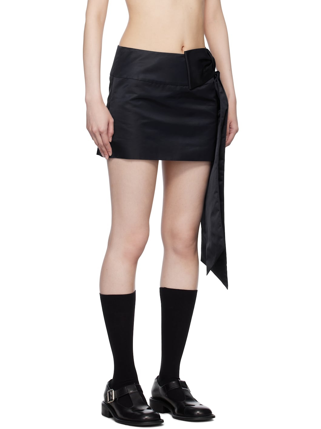 Navy Skar Miniskirt - 2