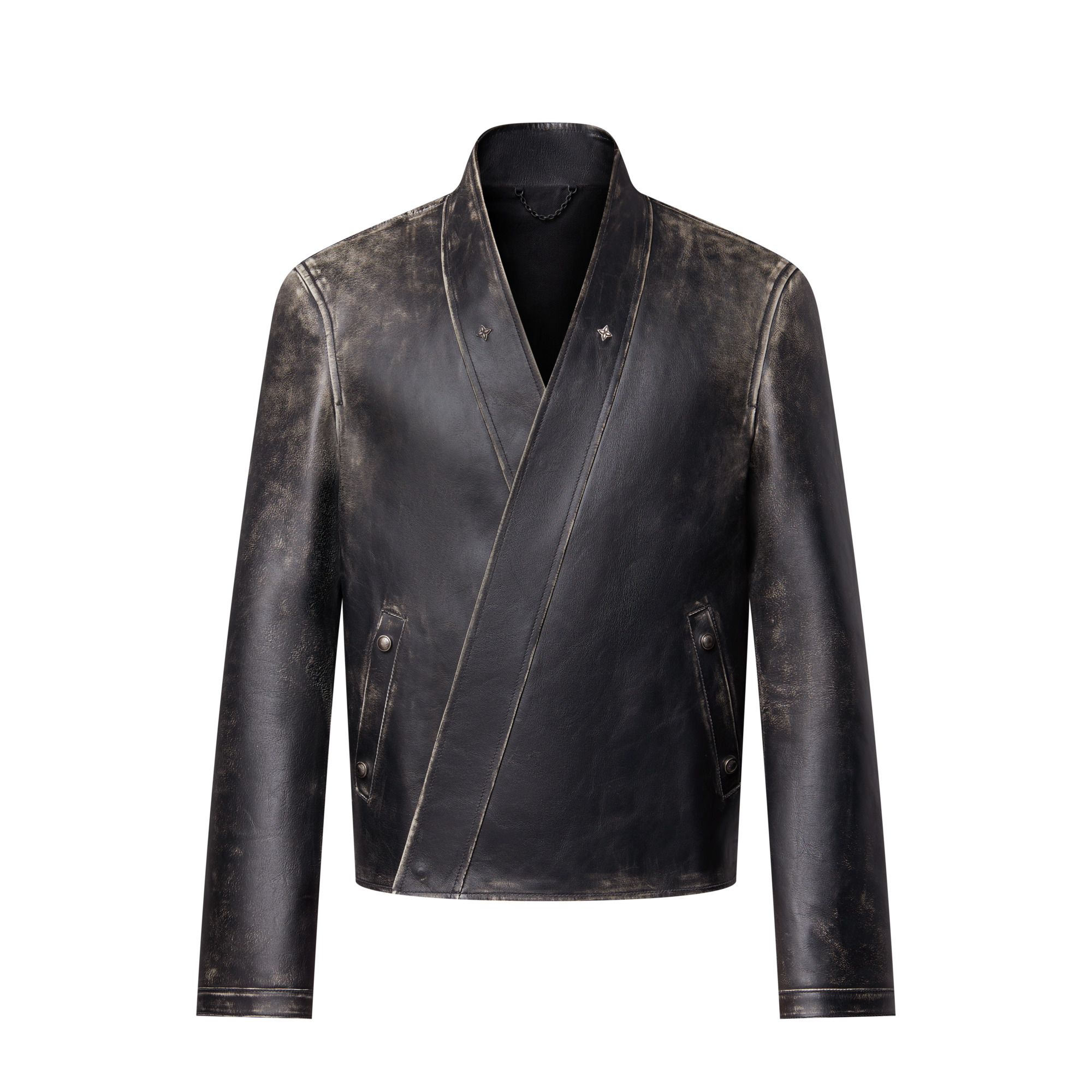 Leather Karate Jacket - 1