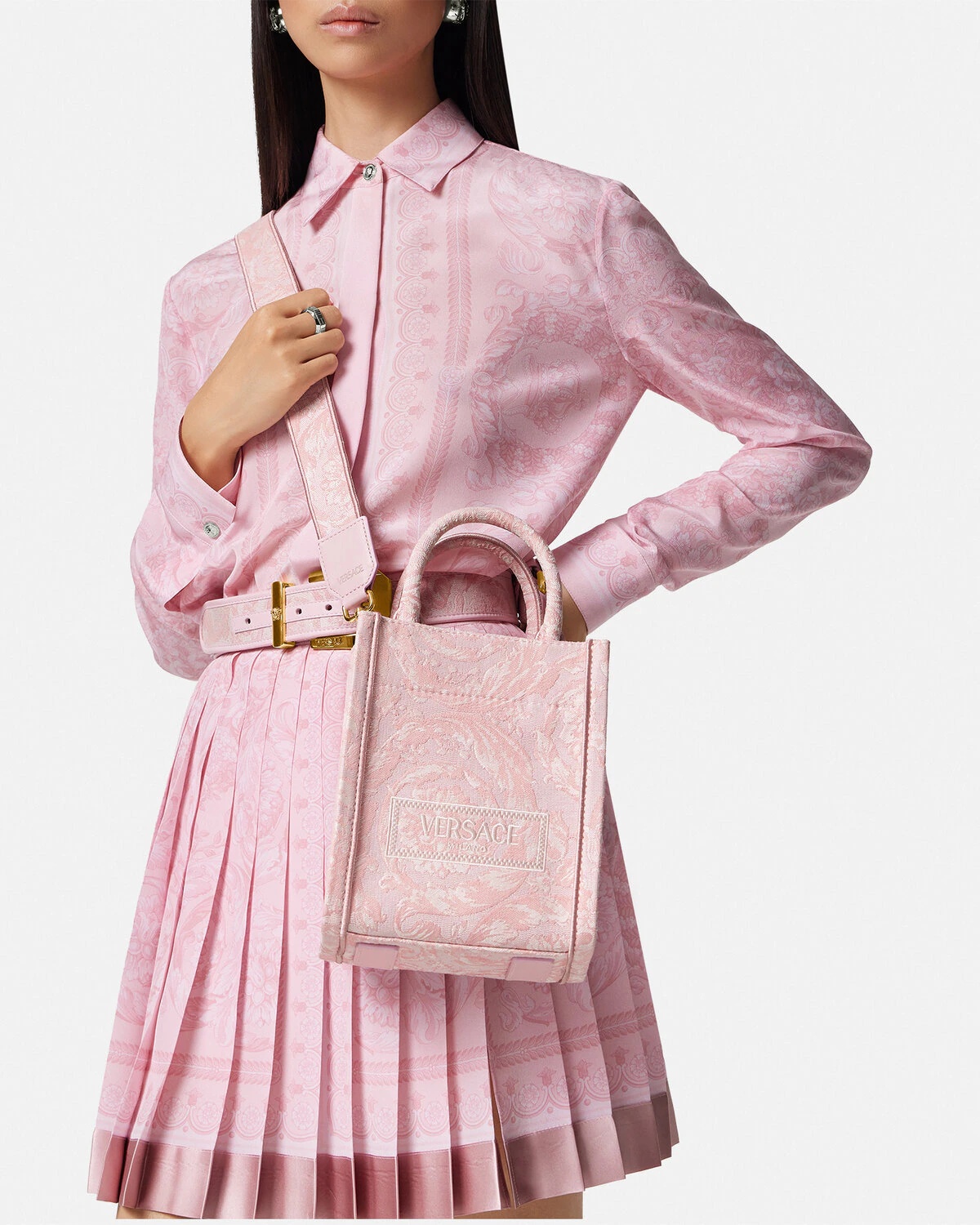 Barocco Athena Mini Tote Bag - 7