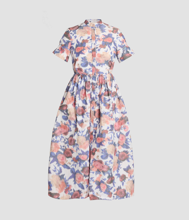 Erdem SHORT SLEEVE MIDI DRESS outlook