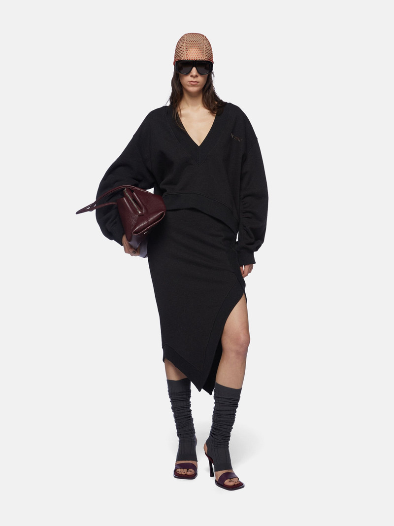 THE ATTICO BLACK FADE AND BROWN SWEATSHIRT outlook
