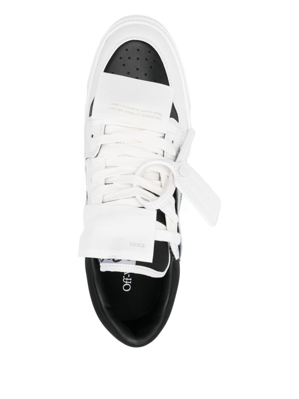 Out Of Office leather Arrows-motif sneakers - 4