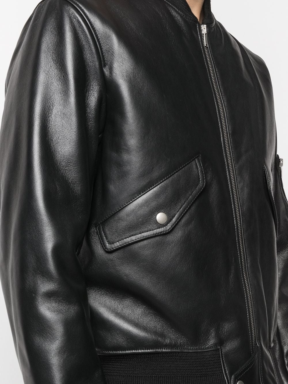 MA-1 lambskin bomber jacket - 5