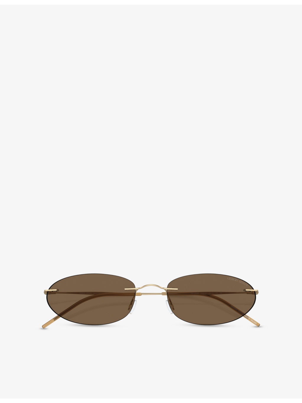 AR1508M Oval-Frame Metal Sunglasses - 5